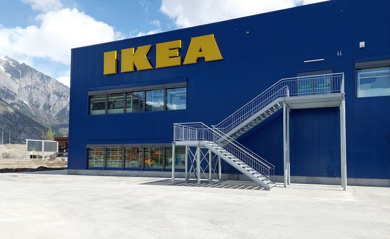 The first Ikea in the Alps